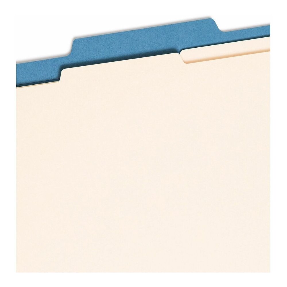 Smead Colored 2/5 Tab Cut Letter Recycled Classification Folder - 8 1/2" x 11" - 2" Expansion - 2 x 2B Fastener - 2" for Folder - Top Tab Location - Right of Center Tab Position - 2 Divider - 14 pt. -. Picture 10