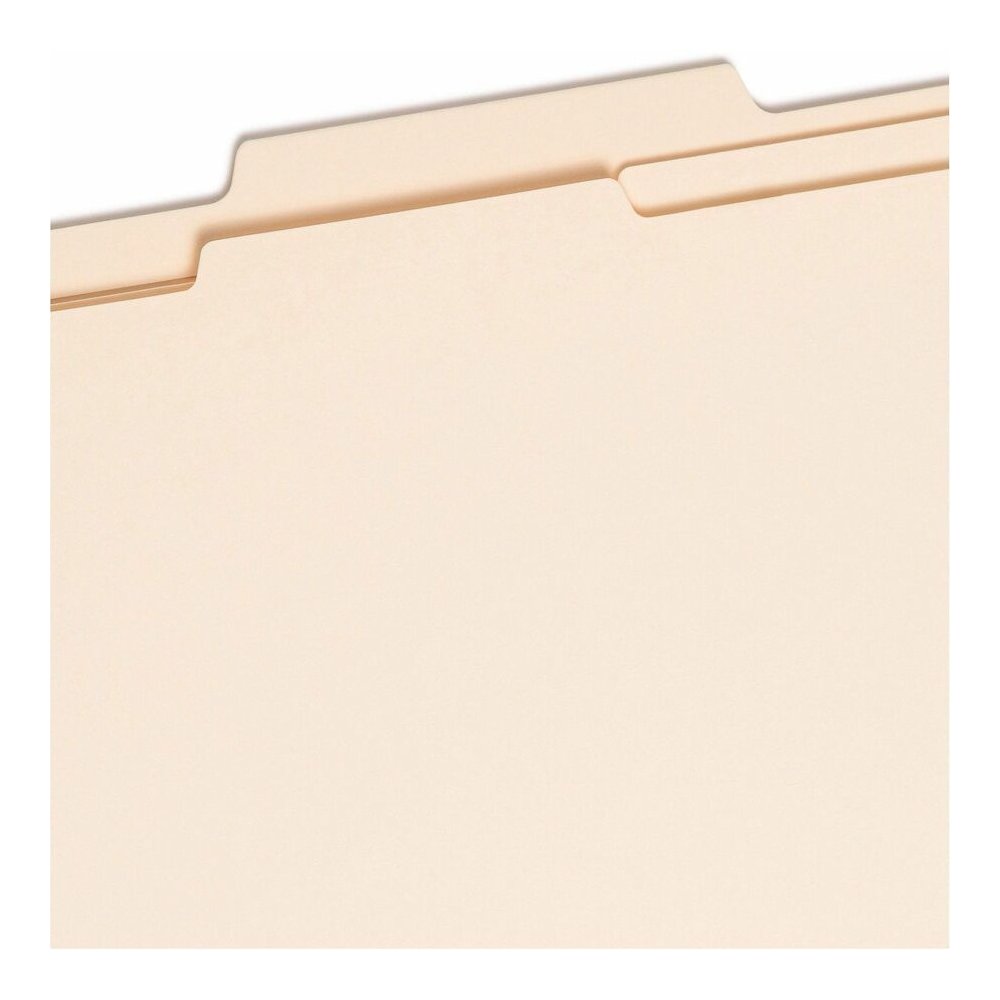 Smead 2/5 Tab Cut Legal Recycled Classification Folder - 8 1/2" x 14" - 2" Expansion - 2 x 2B Fastener - 2" for Folder - Top Tab Location - Right of Center Tab Position - 1 Divider - 18 pt. - 2 Plys -. Picture 6