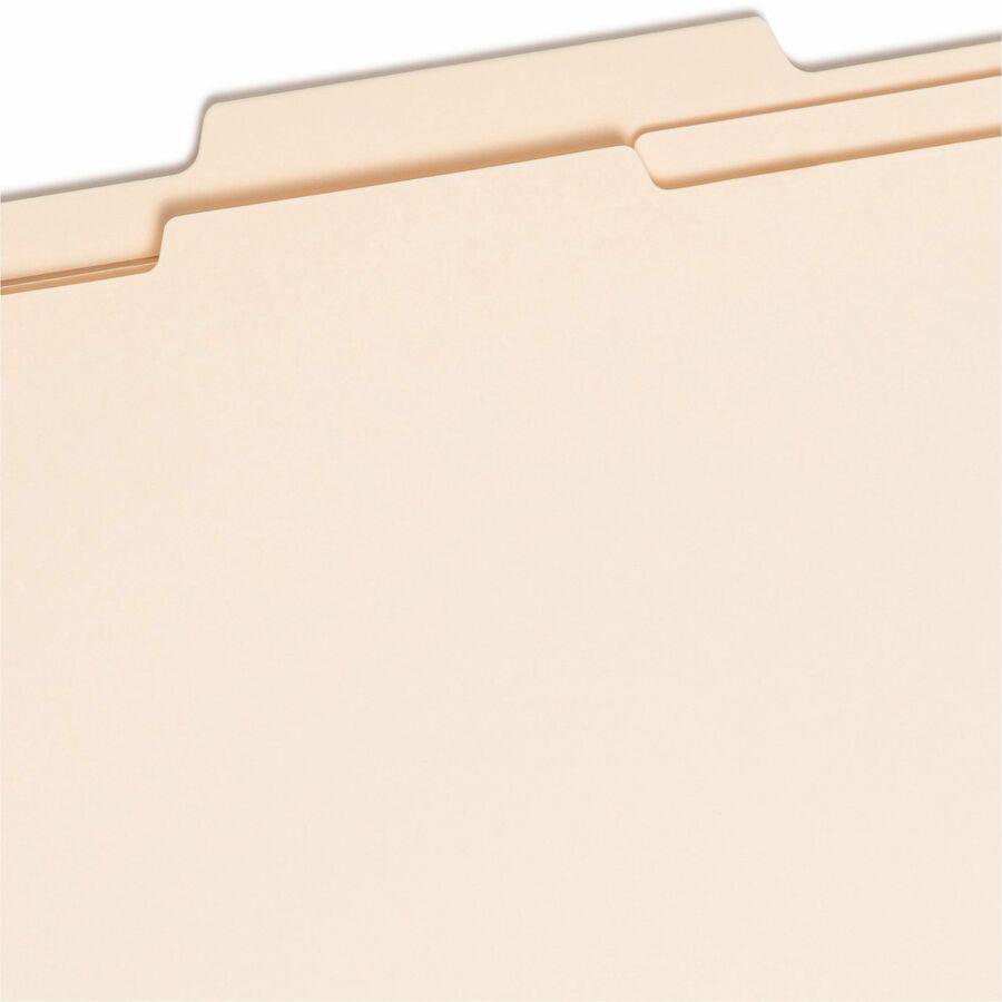 Smead 2/5 Tab Cut Legal Recycled Classification Folder - 8 1/2" x 14" - 2" Expansion - 2 x 2B Fastener - 2" for Folder - Top Tab Location - Right of Center Tab Position - 2 Divider - 18 pt. - 2 Plys -. Picture 6