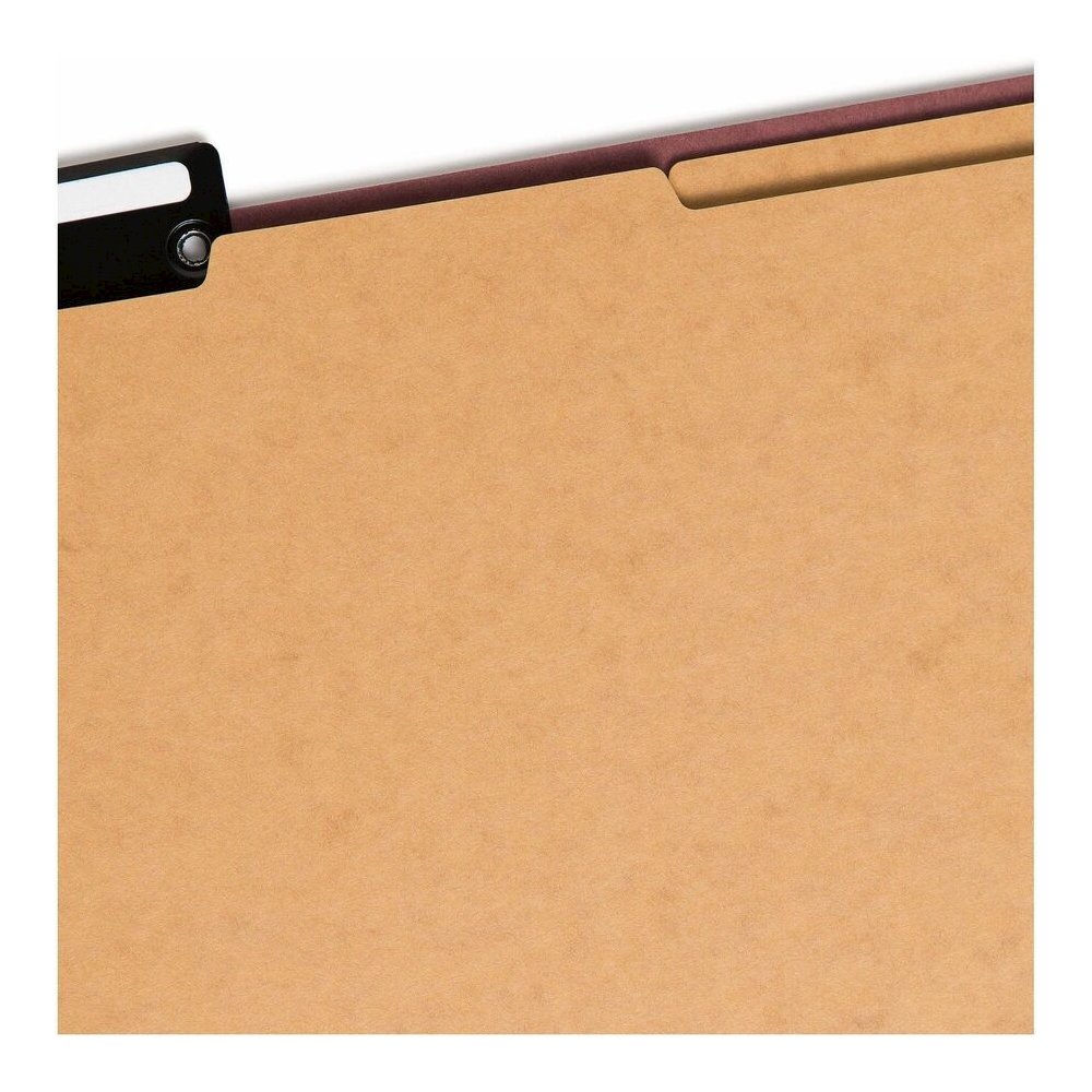 Smead SafeSHIELD 1/3 Tab Cut Legal Recycled Classification Folder - 8 1/2" x 14" - 2" Expansion - 2 x 2S Fastener - 2" for Folder - Top Tab Location - Right of Center Tab Position - 2 Divider - 25 pt.. Picture 8