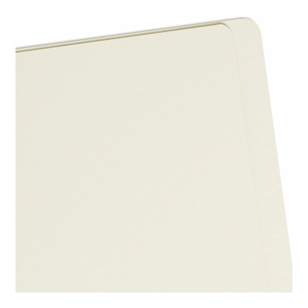 Smead Straight Tab Cut Legal Yes Classification Folder - 8 1/2" x 14" - 2" Expansion - 2 x 2S Fastener - 2" for Folder - End Tab Location - 1 Divider - 25 pt. - Pressboard - Gray, Green - Heavy Duty, . Picture 6