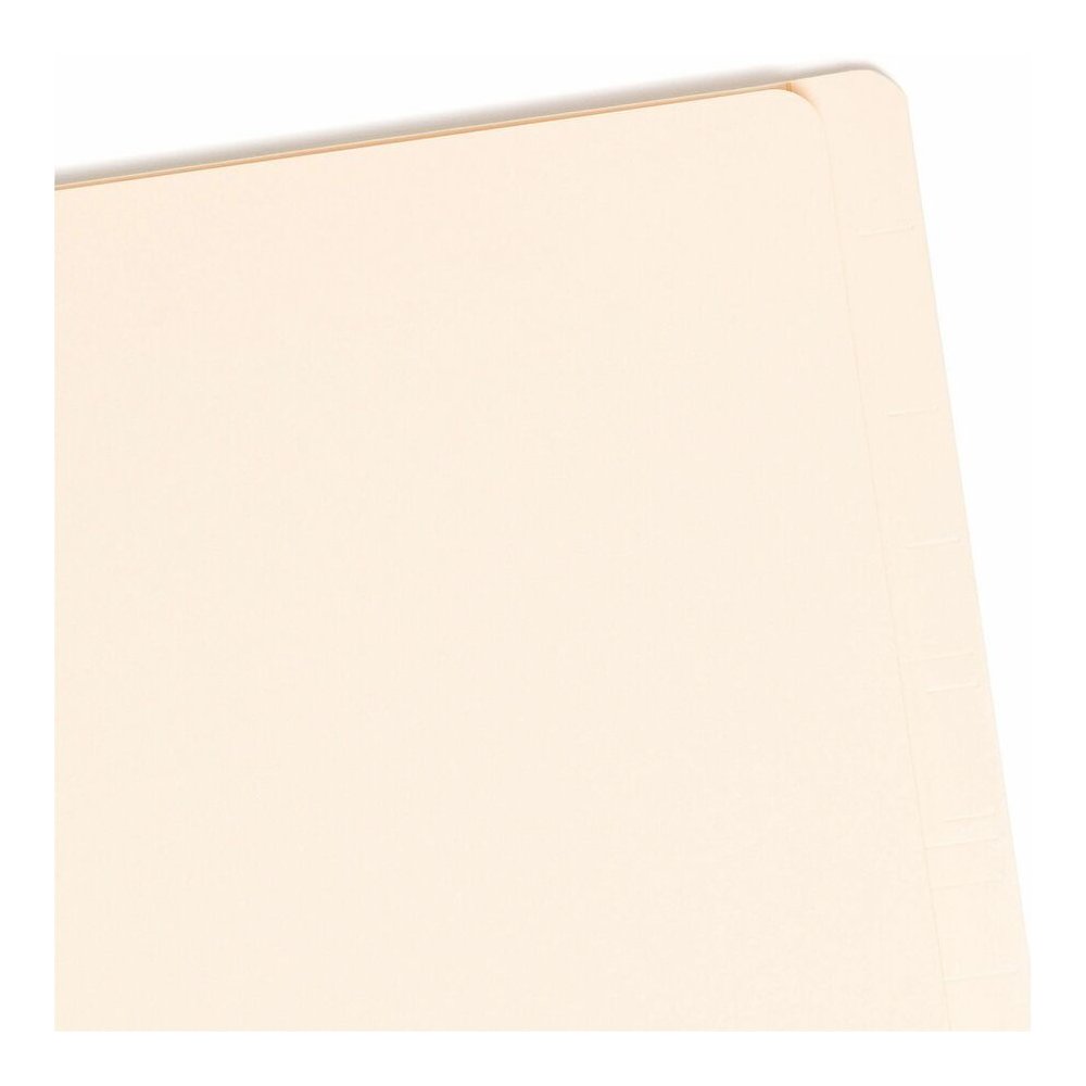 Smead Legal Recycled Classification Folder - 8 1/2" x 14" - 2" Expansion - 2 x 2B Fastener - 2" for Folder - End Tab Location - 2 Divider - 18 pt. - Pressboard - Manila - 10% Recycled - 10 / Box. Picture 6