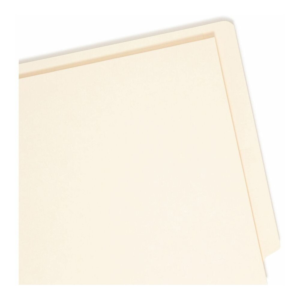 Smead Straight Tab Cut Letter Recycled Fastener Folder - 8 1/2" x 11" - 3/4" Expansion - 1 x 2B Fastener - 2" for Folder - 1 Inside Front Pocket - 11 pt. - 2 Plys - Manila - 10% Recycled - 50 / Box. Picture 7