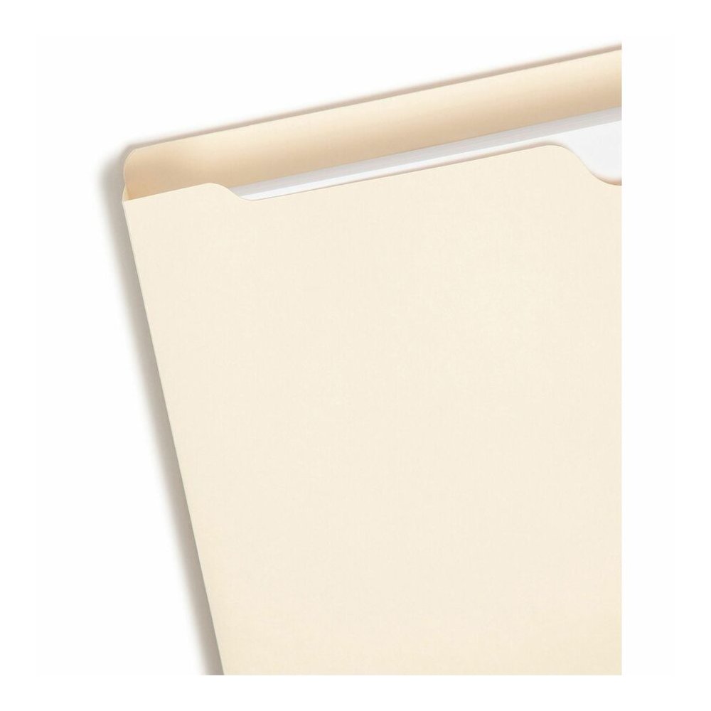 Smead Legal Recycled File Jacket - 8 1/2" x 14" - 1 1/2" Expansion - 11 pt. - 2 Plys - Manila - Reinforced, Slip Resistant - 10% Recycled - 50 / Box. Picture 10