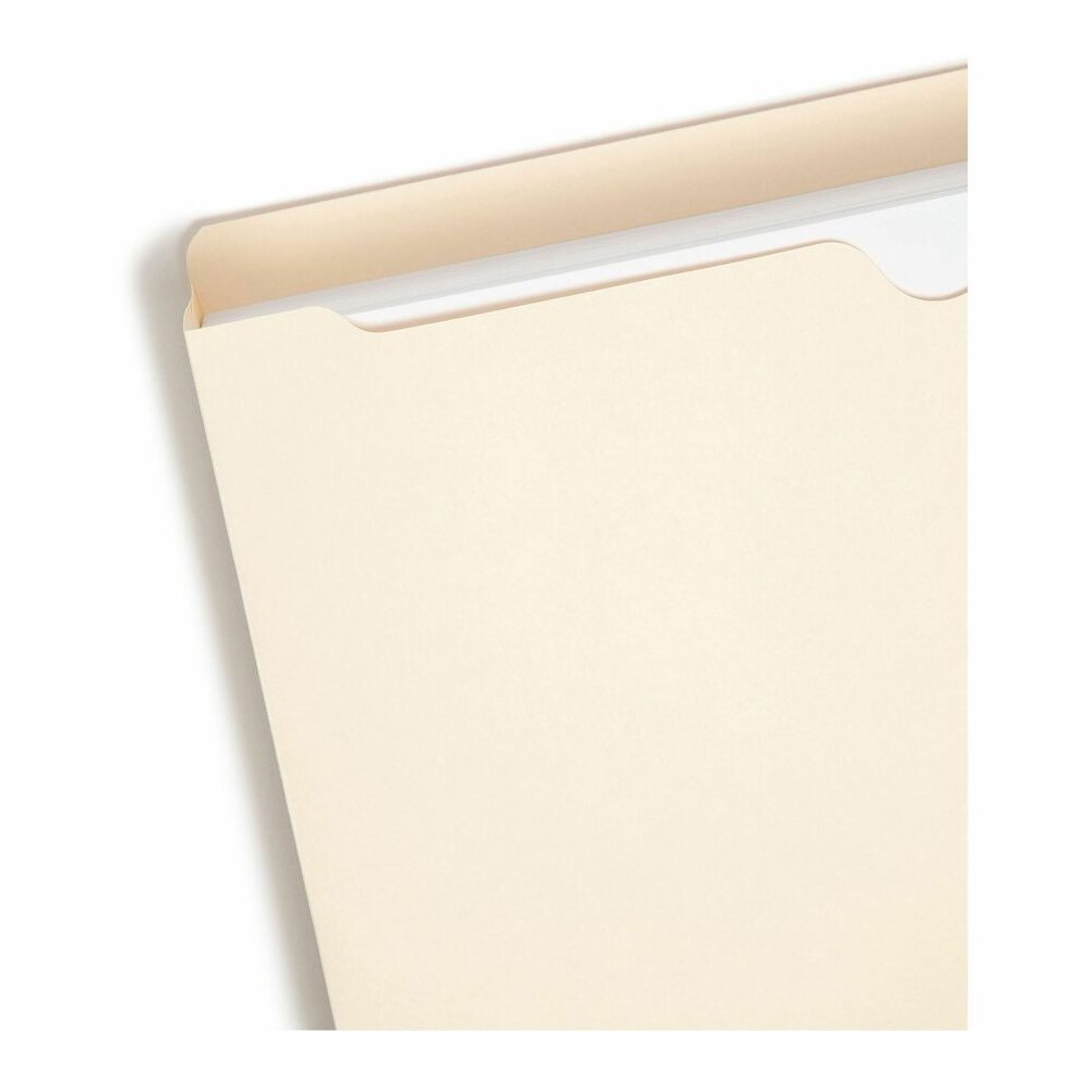 Smead Legal Recycled File Jacket - 8 1/2" x 14" - 2" Expansion - 11 pt. - 2 Plys - Manila - Reinforced, Slip Resistant - 10% Recycled - 50 / Box. Picture 10