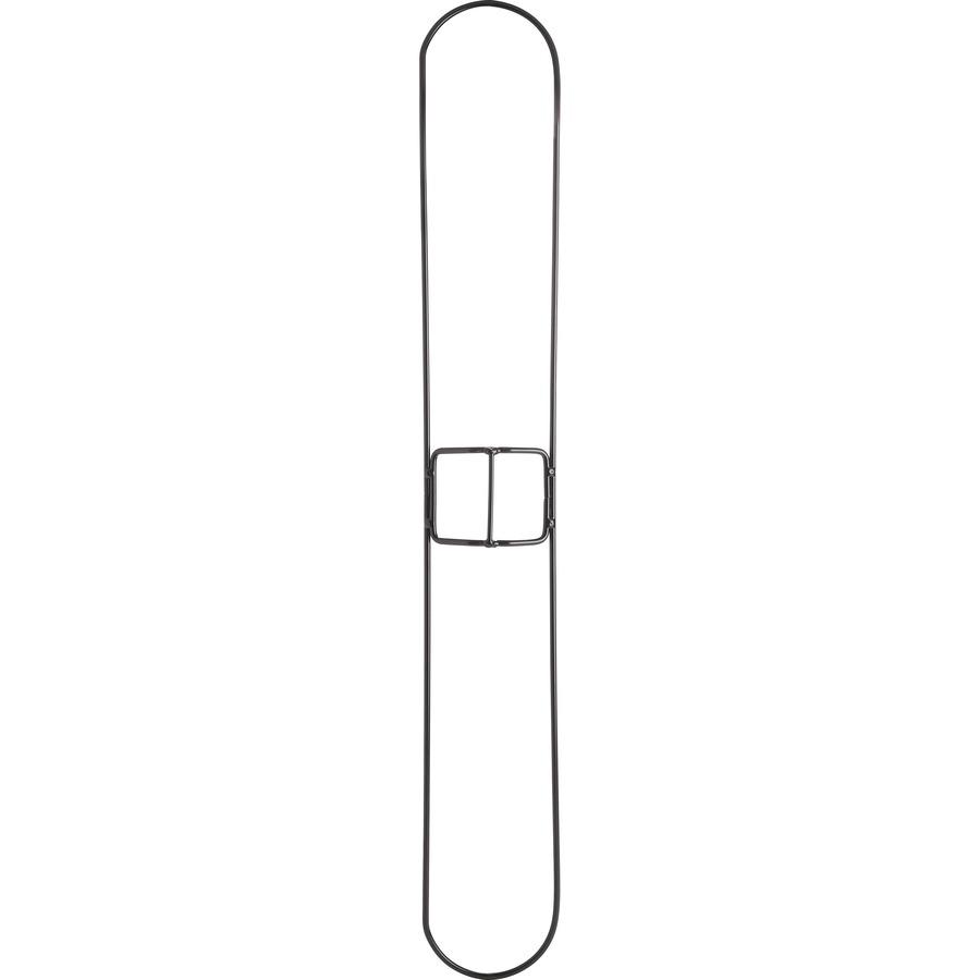 Genuine Joe Clip-On 36" Dust Mop Frame - 360&deg; Swivel, Rust Resistant, Chrome Plated, Reinforced - Chrome - Steel - 1 Each. Picture 3