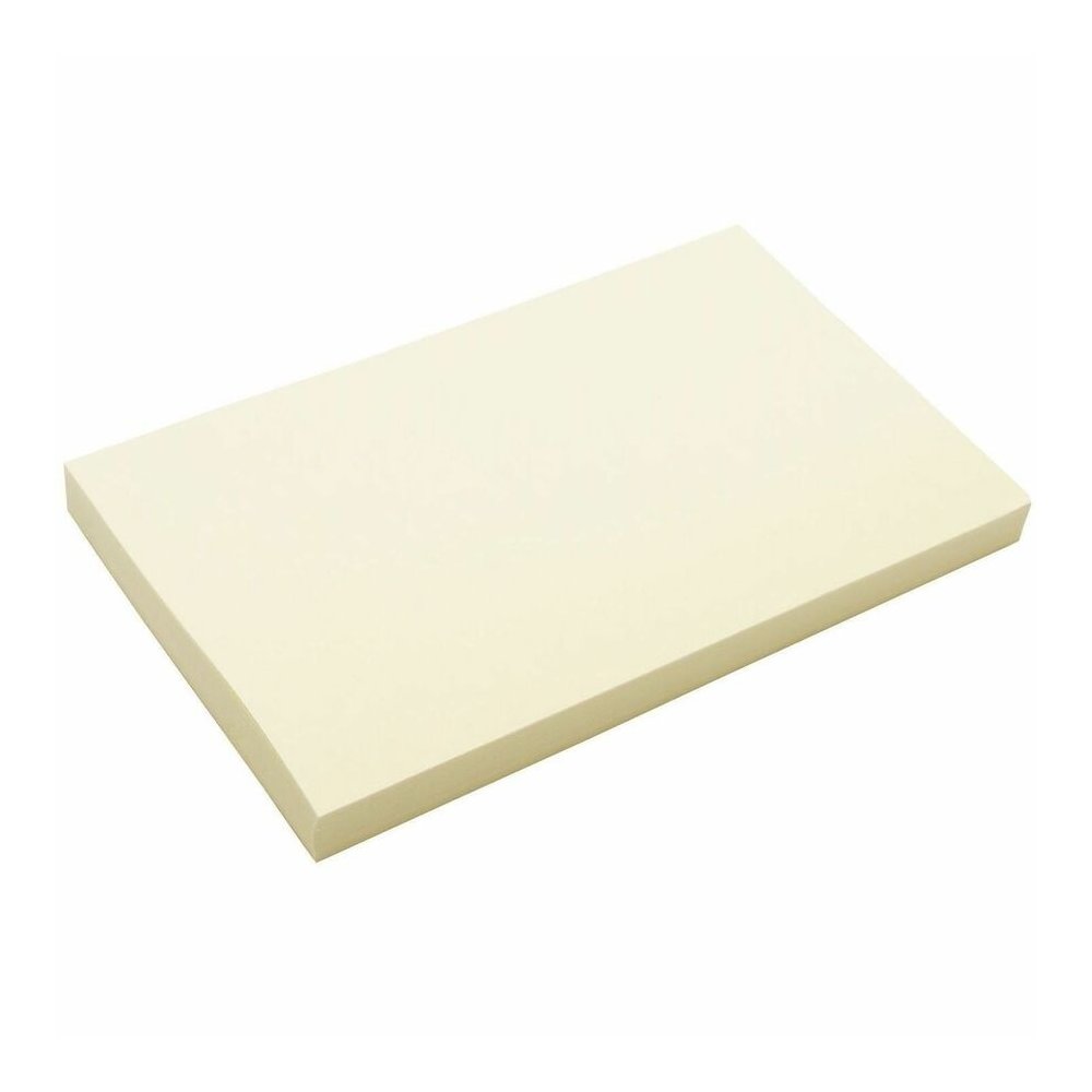 Business Source Repositionable Notes - 3" Flag/Note Width x 5" Flag/Note Length - Rectangle - Yellow - Repositionable, Solvent-free Adhesive - 18 / Pack. Picture 11