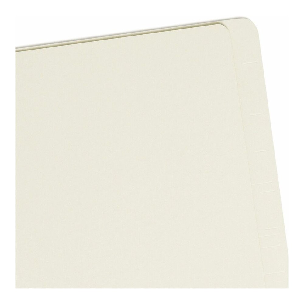 Smead Legal Yes Classification Folder - 8 1/2" x 14" - 2" Expansion - 6 x 2K Fastener - End Tab Location - 2 Divider - 25 pt. - Pressboard - Gray, Green - Tear Resistant - 100% Recycled - 10 / Box. Picture 6