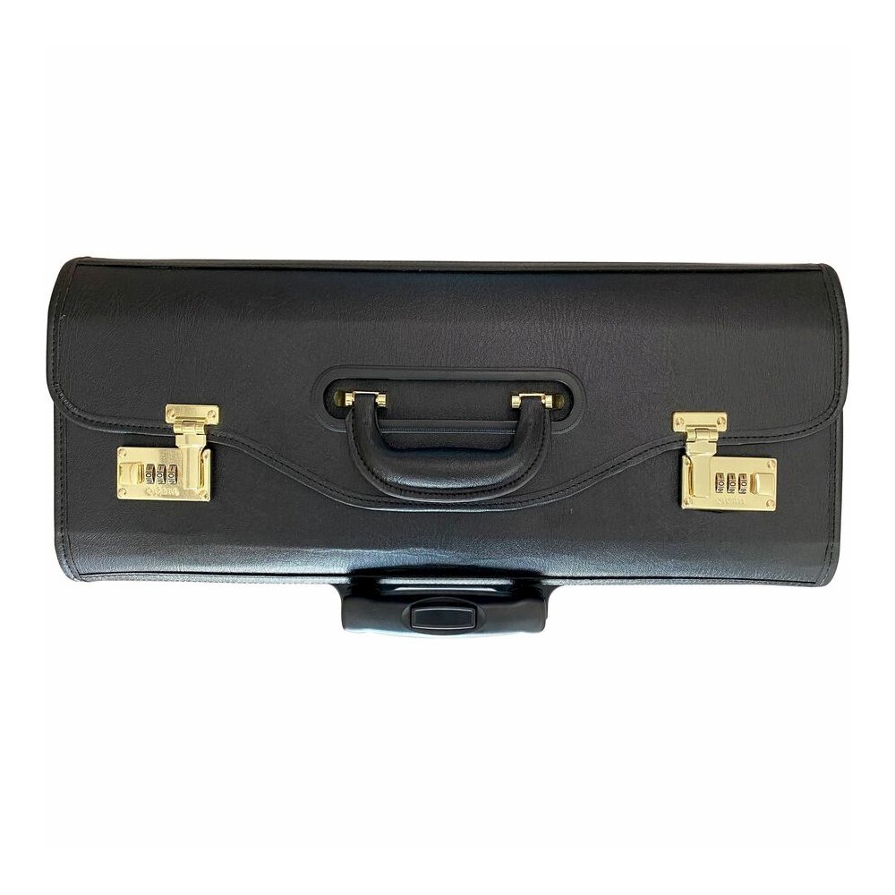 Lorell Travel/Luggage Case (Roller) Travel Essential, Book, File Folder - Black - Vinyl Body - Handle - 14" Height x 22" Width x 8" Depth - 1 Each. Picture 15