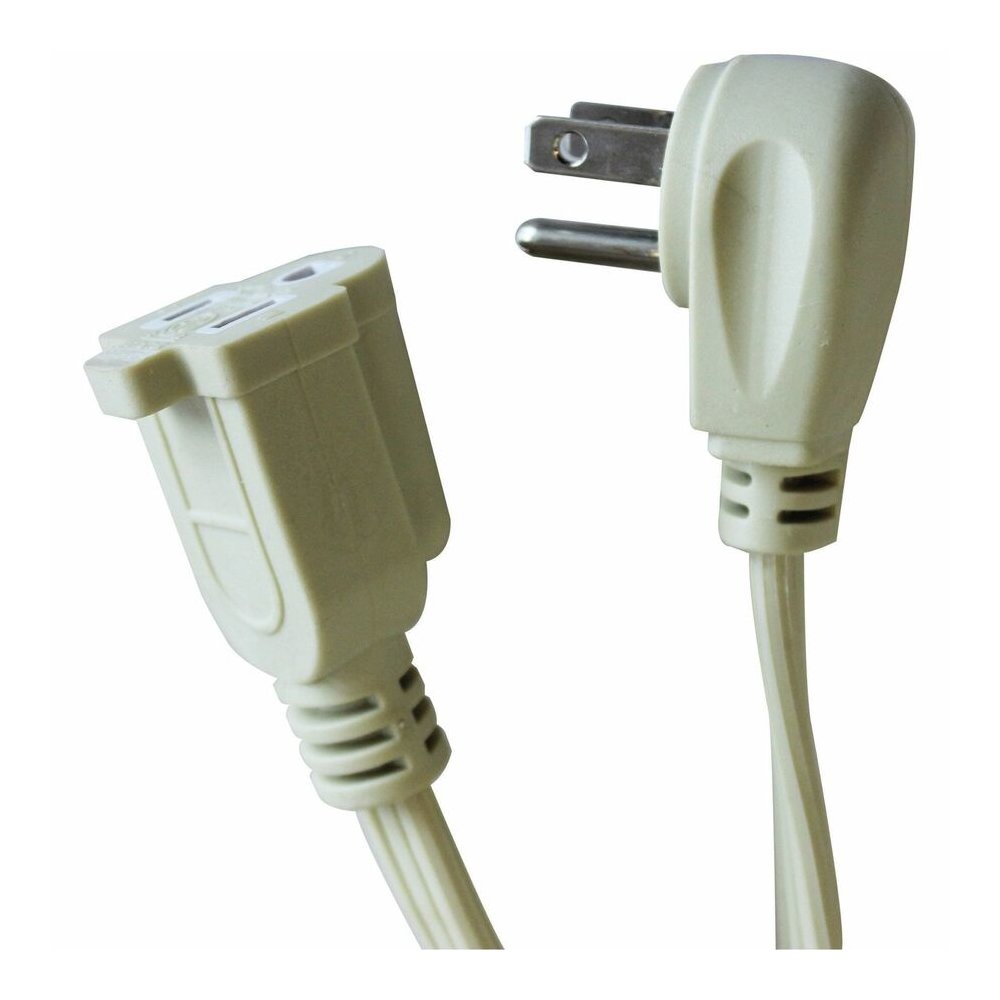 Compucessory Heavy Duty Indoor Extension Cord - 14 Gauge - 125 V AC / 15 A - Beige - 15 ft Cord Length - 1 Each. Picture 7
