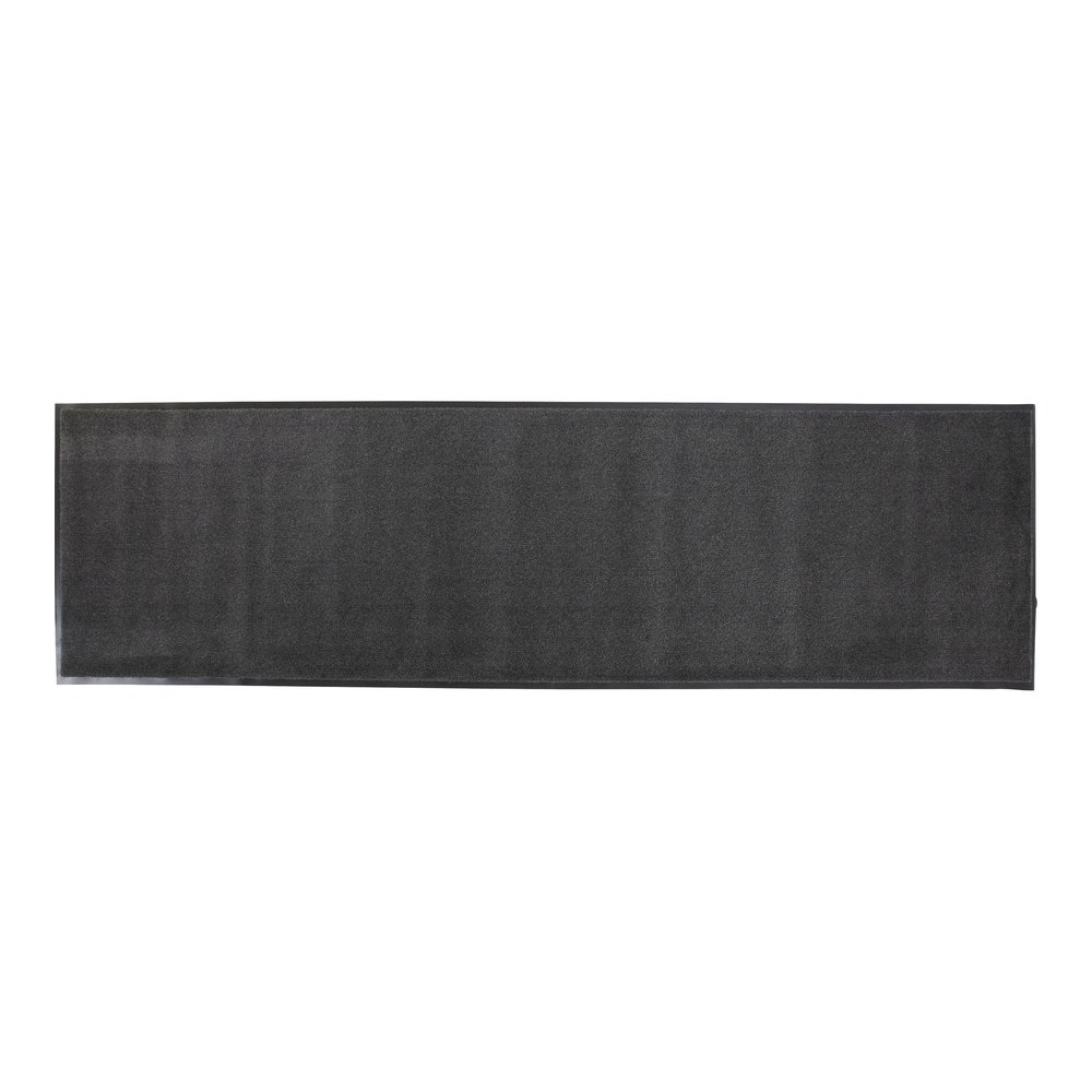 Genuine Joe Silver Series Indoor Entry Mat - Building, Carpet, Hard Floor - 10 ft Length x 36" Width - Plush - Charcoal - 1 Each. Picture 5