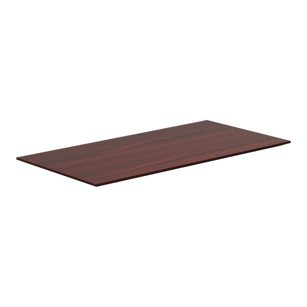 Lorell Relevance Series Tabletop - Laminated, Mahogany Rectangle Top - 72" Table Top Width x 24" Table Top Depth x 1" Table Top Thickness - 71.63" Width x 23.63" Depth - Conferencing - 1 Each. Picture 12
