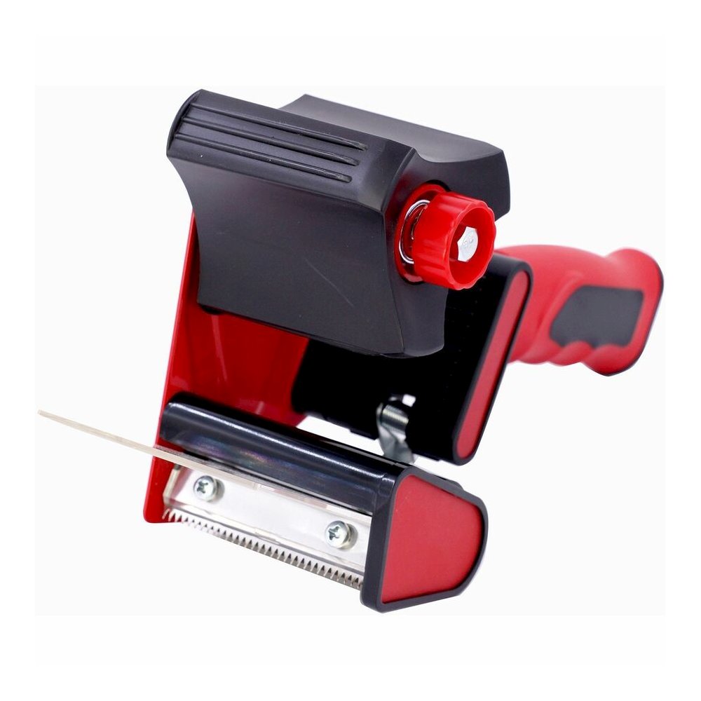 Sparco 3" Packaging Tape Dispenser - 3" Core - Ergonomic Design, Adjustable Tension Mechanism, Durable - Red, Black - 1 Each. Picture 14