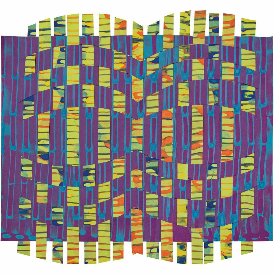 Tru-Ray Construction Paper - Art Project - 18" Width x 12" Length - Lively Lemon - Sulphite - 1 Pack. Picture 6