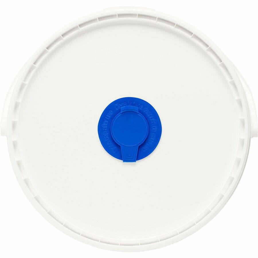 CloroxPro&trade; Disinfecting Wipes - Ready-To-Use - Fresh Scent - 700 / Bucket - 1 Each - Pre-moistened, Anti-bacterial, Textured - White. Picture 12