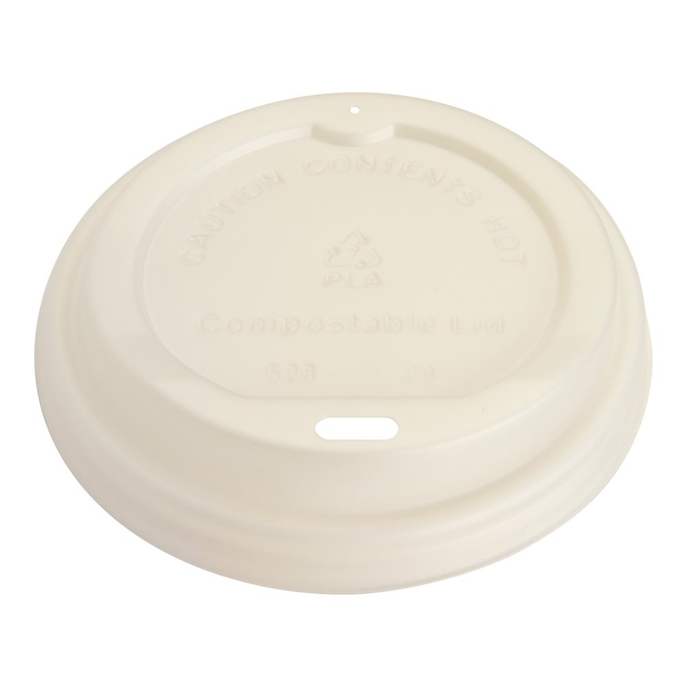 Genuine Joe Vented Hot Cup Lid - Polystyrene - White - 50/Pack - 20 / Carton. Picture 10