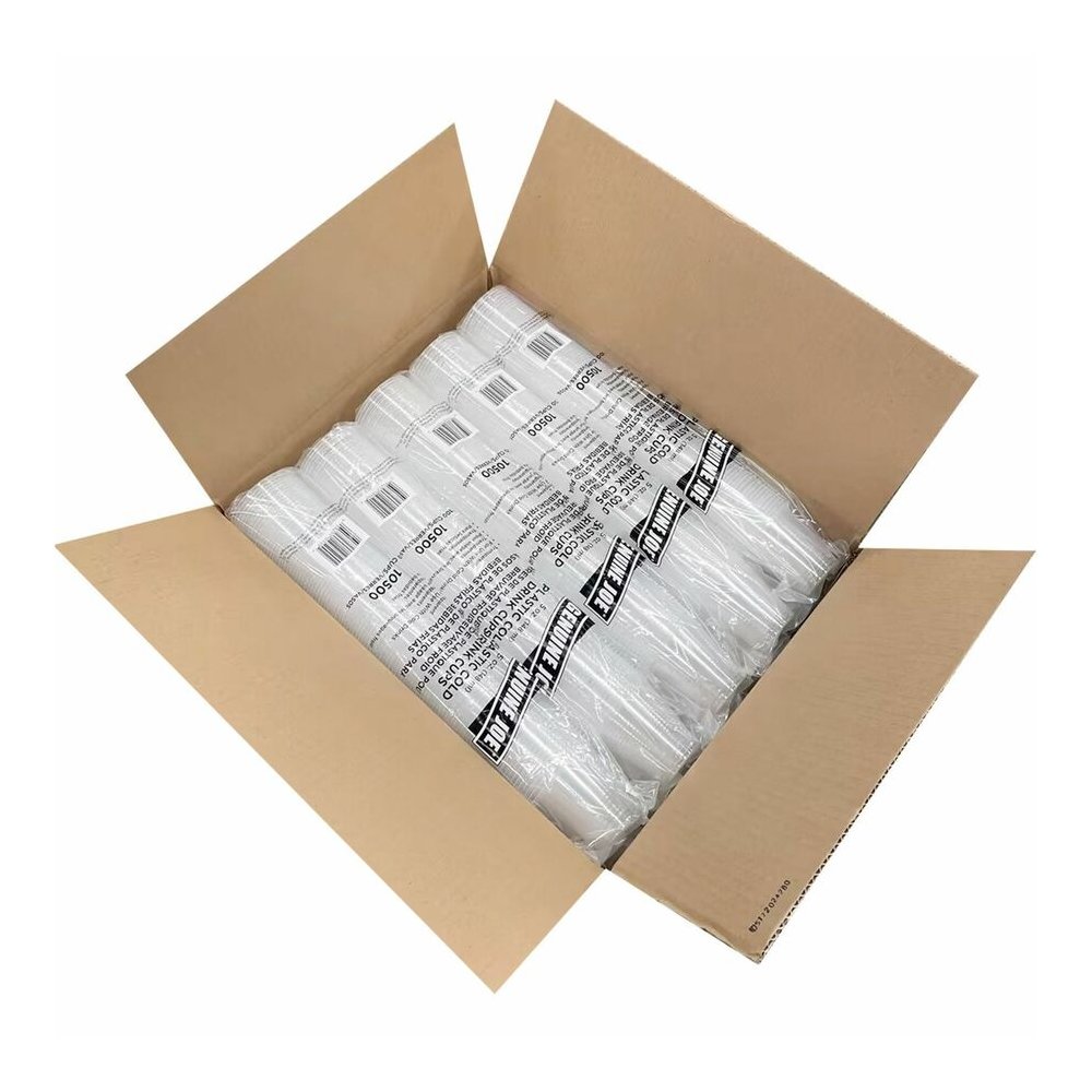 Genuine Joe 5 oz Transparent Beverage Cups - 5 fl oz - Clear - Plastic - Beverage - 100/Bag - 25 / Carton. Picture 8