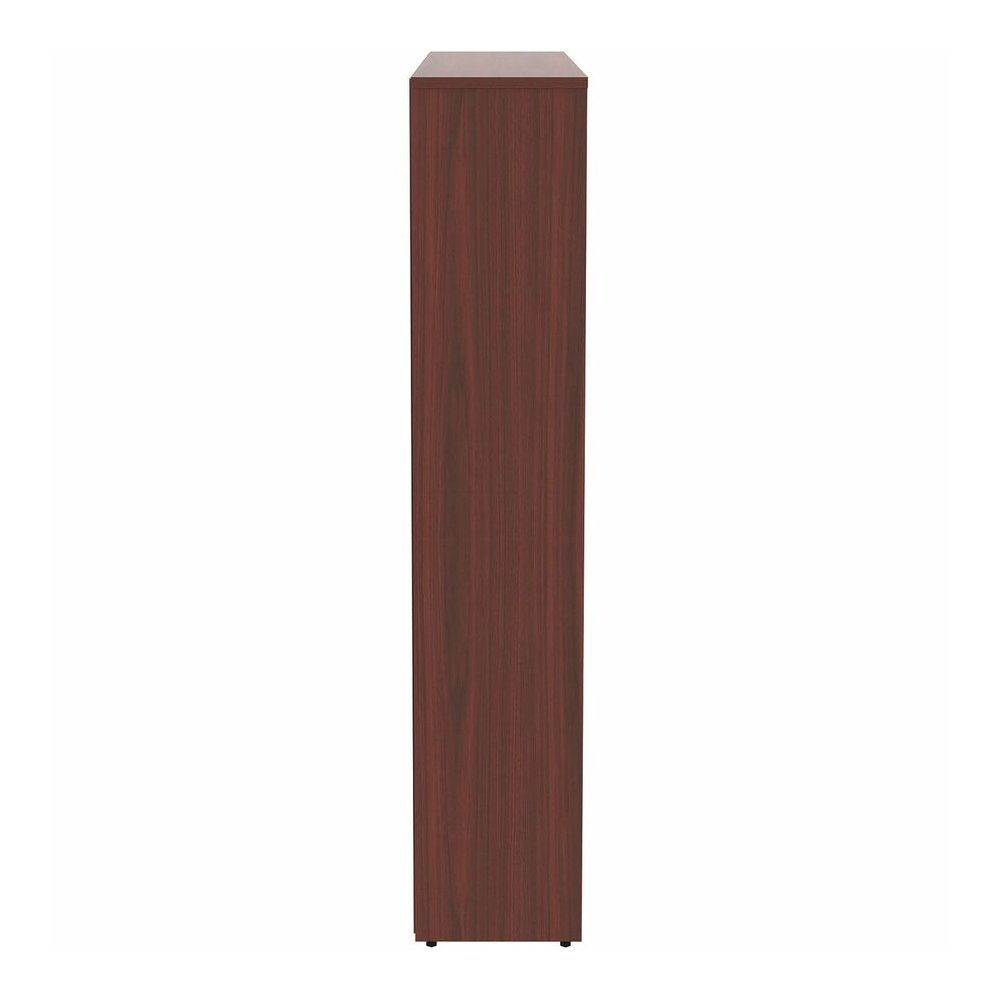 Lorell Laminate Bookcase - Rectangle - 0.7" Thickness Shelf, 60" Height x 36" Width x 12" Depth - 5 Shelve(s) - 4 Adjustable Shelf(ves) - Square Edge - Material: Thermofused Laminate (TFL) - Finish: M. Picture 10