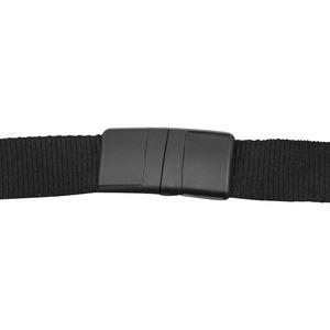 Advantus Plastic Hook Flat Breakaway Lanyard - 36" Length - Black - Plastic - 12 / Pack. Picture 3