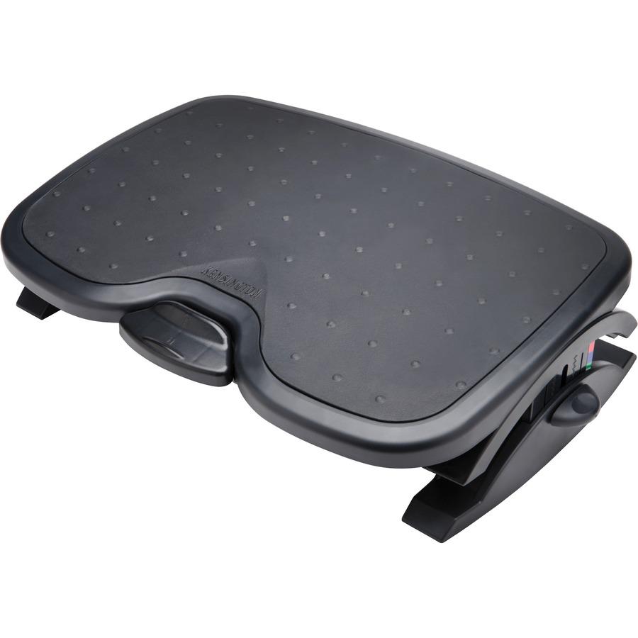 Kensington SmartFit Solemate Plus Foot Rest - 3.50" - 5" Adjustable Height - 30&deg; Tilt - Black - 1 Each - TAA Compliant. Picture 3