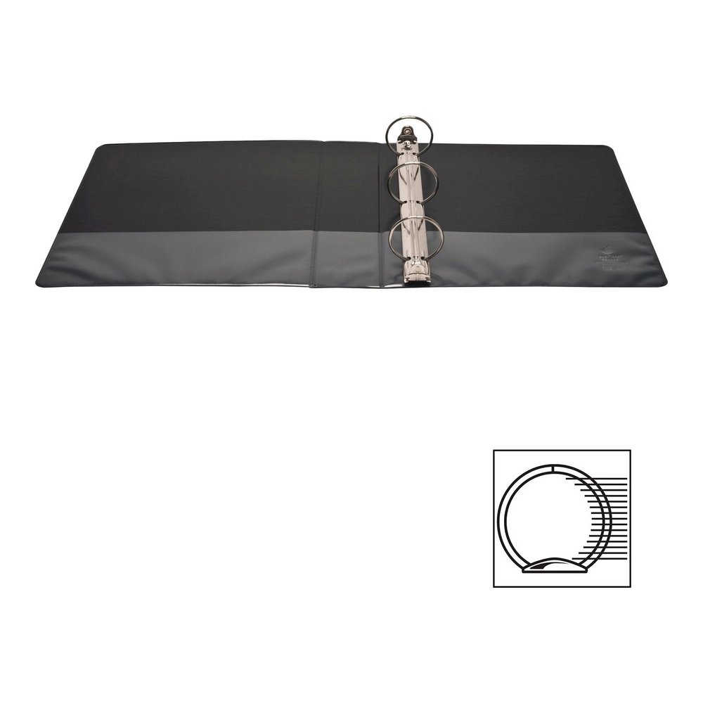 Business Source Round-ring View Binder - 2" Binder Capacity - Letter - 8 1/2" x 11" Sheet Size - 475 Sheet Capacity - Fastener: Round Ring - Pocket: 2, Internal - Polypropylene - Black - Wrinkle-free,. Picture 8