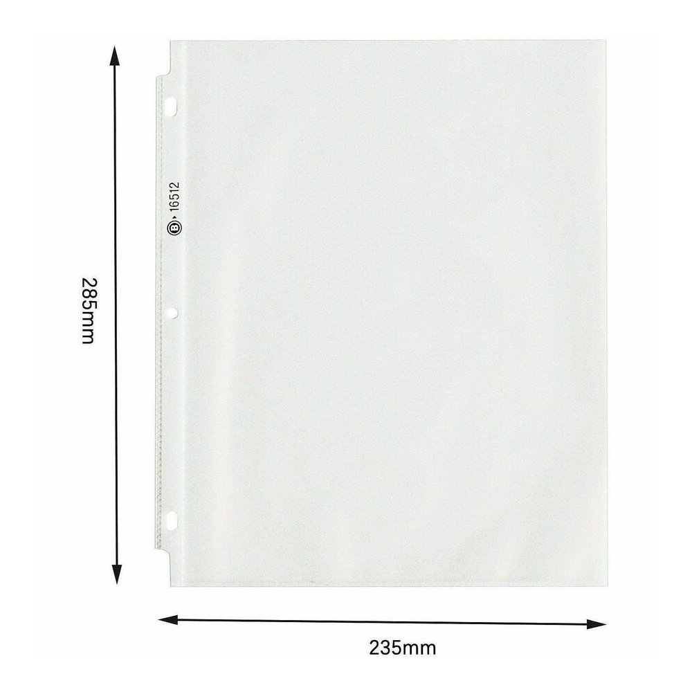 Business Source Sheet Protectors - For Letter 8 1/2" x 11" Sheet - 3 x Holes - Ring Binder - Top Loading - Rectangular - Clear - Polypropylene - 50/Box - 5 / Bundle. Picture 8