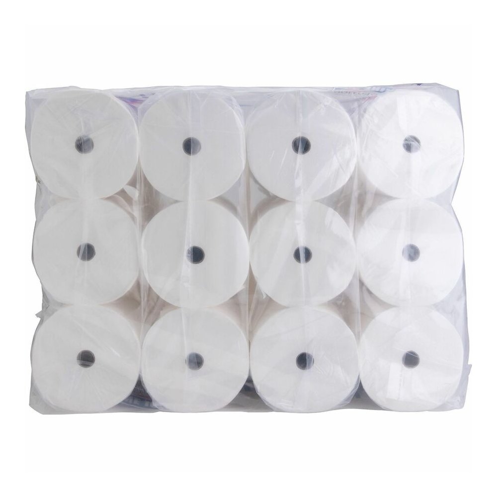 Genuine Joe Solutions Double Capacity Bath Tissue - 2 Ply - 1000 Sheets/Roll - White - Virgin FiberPack - 36/Pack - 56 / Pallet. Picture 18