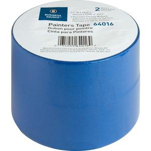 Business Source Multisurface Painter's Tape - 60 yd Length x 2" Width x 5.5 mil Thickness - Blue - 1 Pack. Picture 4