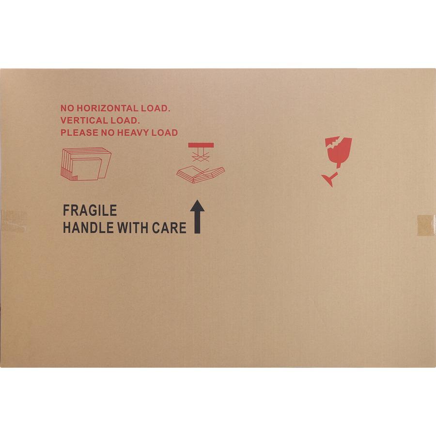 Lorell Bulletin Board - 24" Height x 36" Width - Cork Surface - Long Lasting, Warp Resistant - Brown Oak Frame - 1 Each. Picture 6