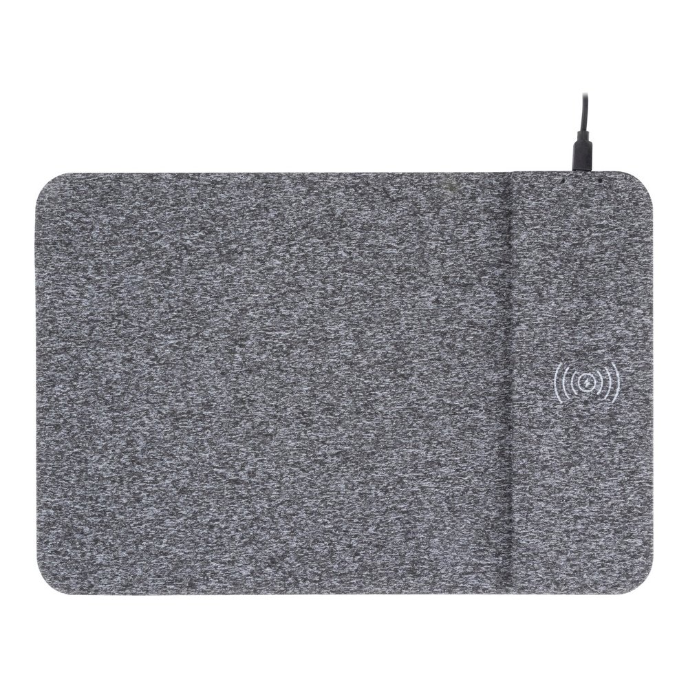 Allsop PowerTrack Wireless Charging Mousepad - (32192) - 0.25" Height x 13" Width x 8.75" Depth - Black - Fabric - Mouse - 1 Each. Picture 4