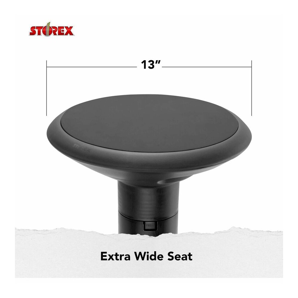 Storex Wiggle Stool - Black - 1 Each. Picture 13