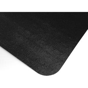 Floortex Advantagemat Black&reg; Vinyl Rectangular Chair Mat for Carpets - 48" x 60" - Carpeted Floor - 60" Length x 48" Width x 0.090" Depth x 0.090" Thickness - Rectangular - Classic - Polyvinyl Chl. Picture 10