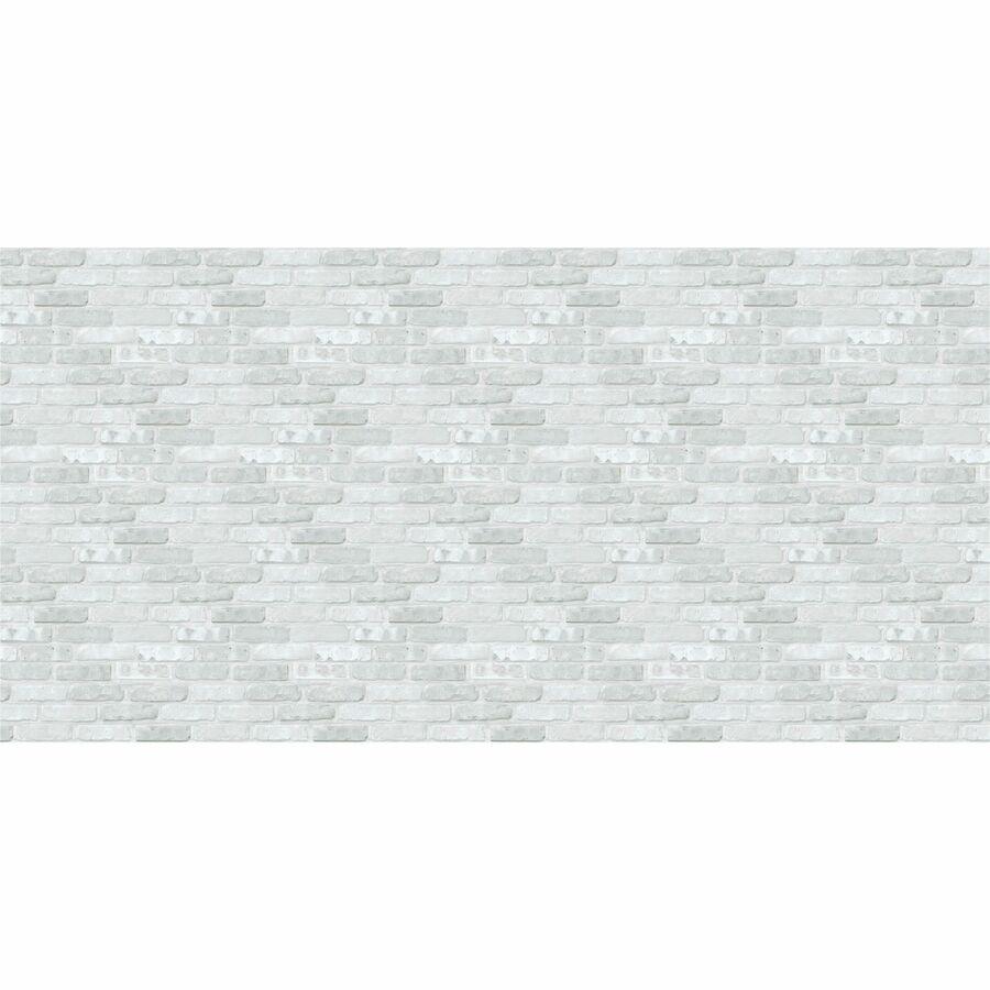 Fadeless Designs Paper Roll - Art Project, Craft Project, Bulletin Board, School, Office, Home - 48" Width x 50" Length - White, Gray - 1 Roll. Picture 4