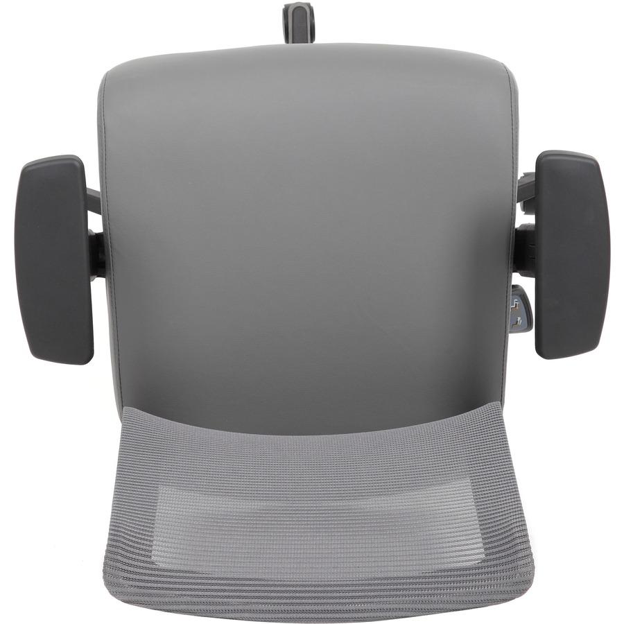 Lorell Antimicrobial Seat Cover - 19" Length x 19" Width - Polyester - Gray - 1 Each. Picture 4