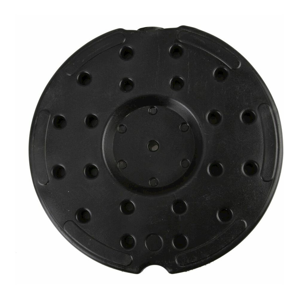 Genuine Joe Crowd-Control Bases - Rubber Feet - Floor Standing - Black - Steel, Concrete - 2 / Carton. Picture 10