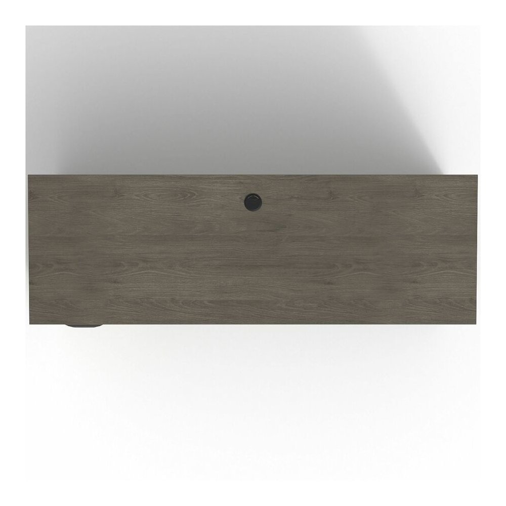 Lorell Prominence 2.0 Left-Pedestal Credenza - Rectangle - 29" Height x 72" Width x 24" Depth, 1" Thickness Top - Total Drawer(s): 2 - Single Pedestal on Left Side - Band Edge - Material: Particleboar. Picture 11