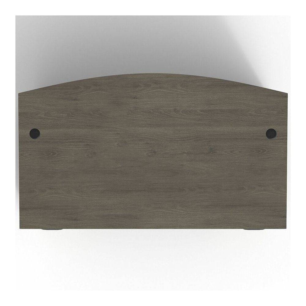 Lorell Prominence 2.0 Bowfront Double-Pedestal Desk - Rectangle - 29" Height x 72" Width x 42" Depth, 1" Thickness Top - Total Drawer(s): 5 - Double Pedestal on Left/Right Side - Band Edge - Material:. Picture 12