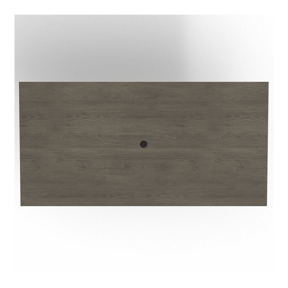 Lorell Prominence 2.0 Rectangular Conference Tabletop - Rectangle - 96" Width x 48" Depth, x 1.5" Thickness Top - Material: Particleboard - Finish: Gray Elm - Laminated, Durable, Mar Resistant, Burn R. Picture 12