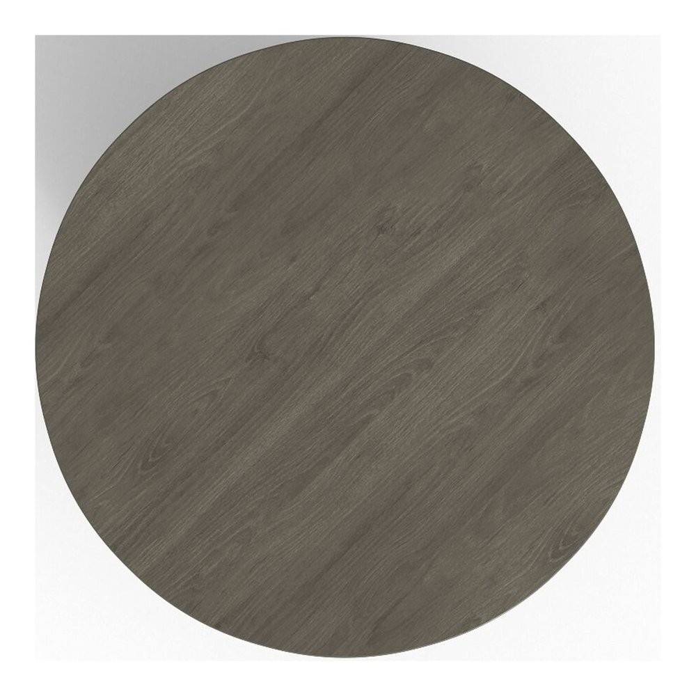 Lorell Prominence 2.0 Round Laminate Conference Table - Round - 29" Height42" Diameter, 1" Thickness Top - Material: Particleboard - Finish: Gray - Durable, Laminated, Mar Resistant, Burn Resistant, I. Picture 11