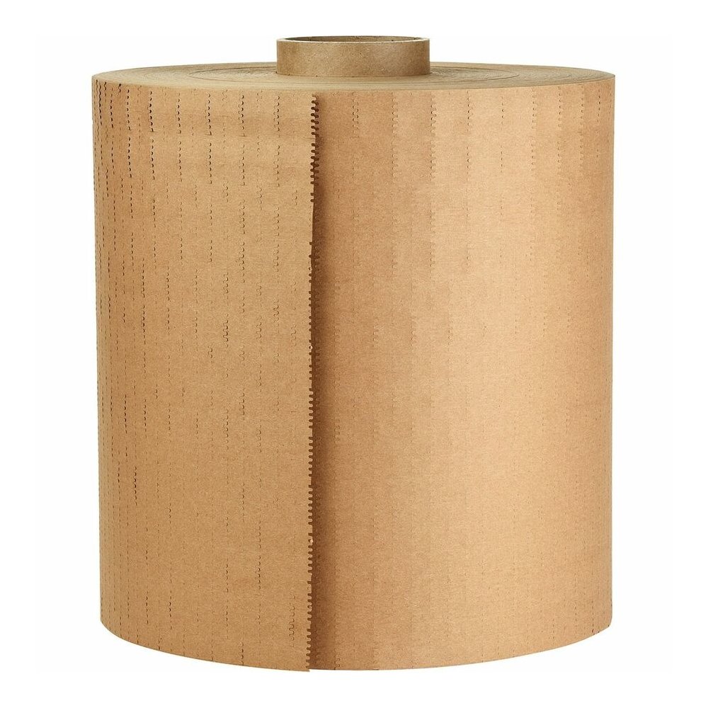 Scotch Cushion Lock Protective Wrap - 12" Width x 1000 ft Length - Recyclable, Easy Tear - Brown - 1 Roll. Picture 10