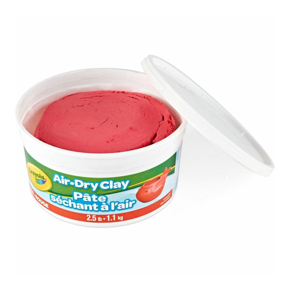 Crayola Air-Dry Clay - Art, Classroom, Art Room - Red - 1 Each. Picture 11