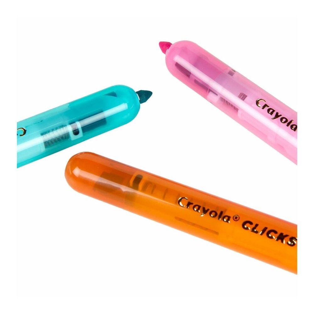 Crayola Marker - Retractable - Washable - Assorted Ink - Water Based - Assorted Plastic Barrel - 10 / Pack. Picture 8