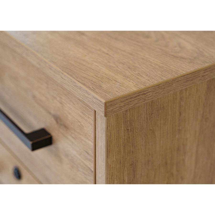 Mason Modern Two Drawer Wood Laminate File Cabinet. Picture 5