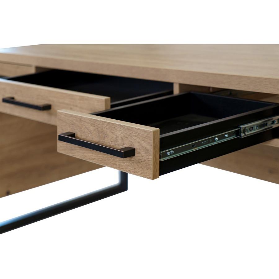 Mason Modern Wood Laminate Office Desk. Picture 7