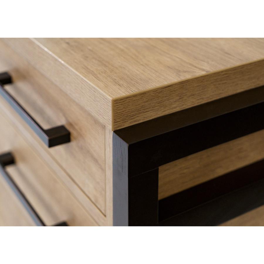 Mason Wood Laminate Office Desk. Picture 7