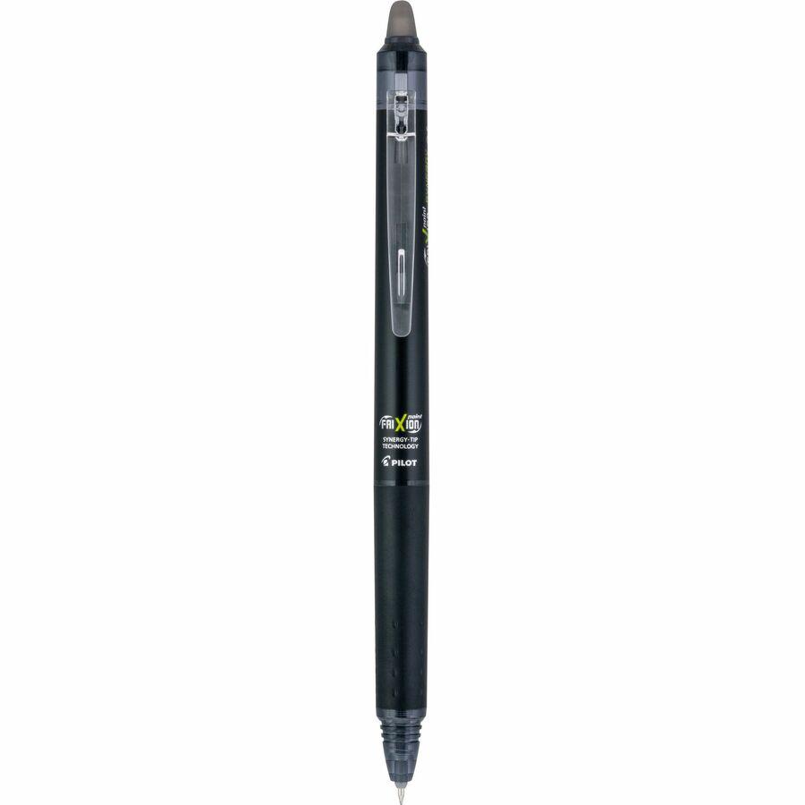 FriXion Erasable Gel Pens - Retractable - Erasable - Black Ink - Writing - 1 Dozen. Picture 7