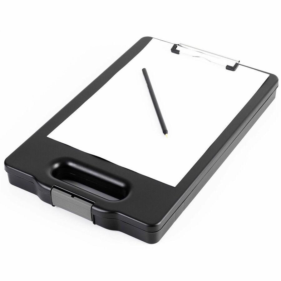 Business Source Storage Clipboard - Storage for 200 Sheet - Black - 1 Each. Picture 8
