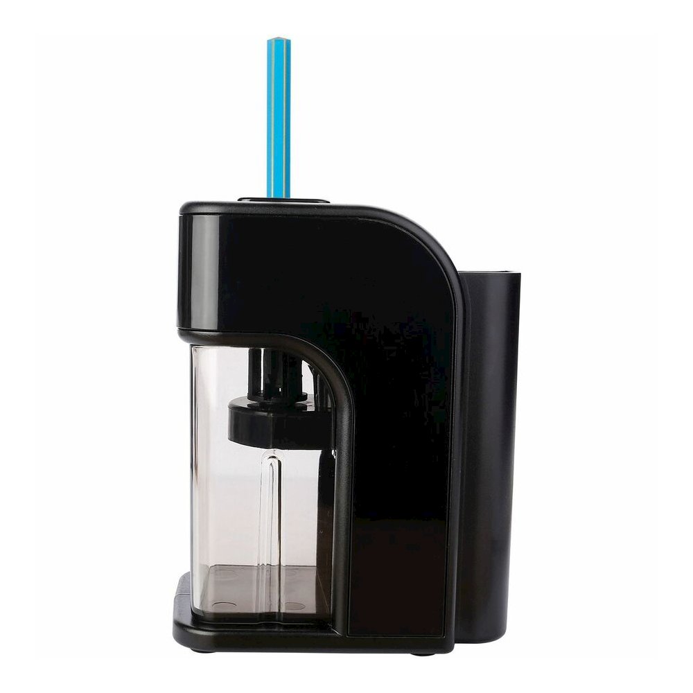 Business Source Electric Pencil Sharpener - Helical - AC Adapter, DC Adapter Powered - Black - 1 Each. Picture 13