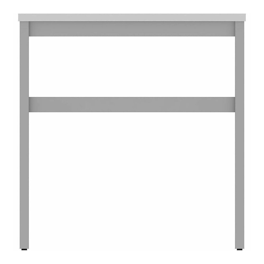 Lorell Table Base - Powder Coated H-shaped, Silver Base - 28.50" Height x 71.60" Width x 29.10" Depth - Metal Base Material - 1 Each. Picture 14