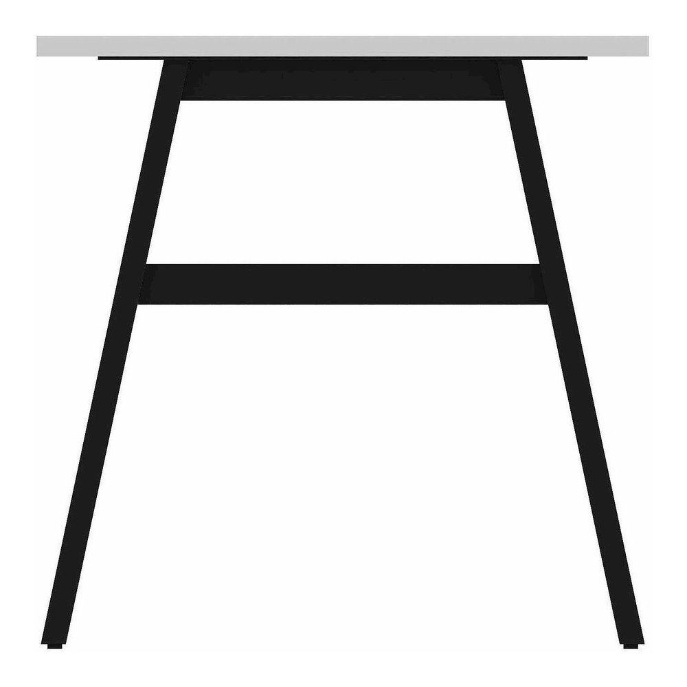 Lorell Table Base - Powder Coated A-shaped, Black Base - 28.50" Height x 71.60" Width x 29.10" Depth - Metal Base Material - 1 Each. Picture 14